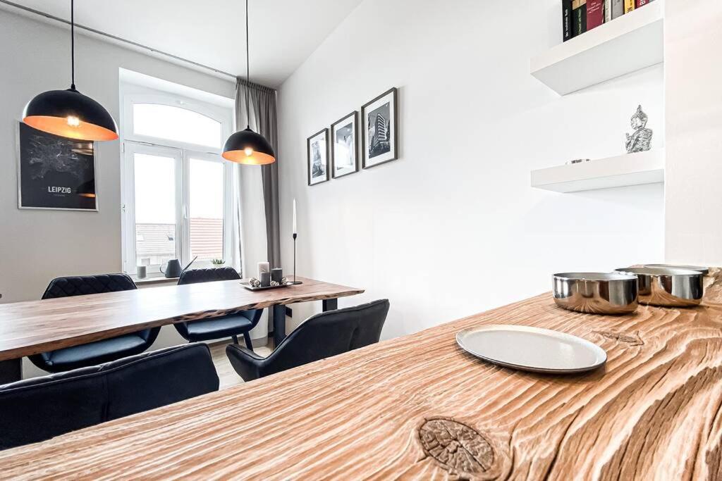 Luxus-Apartment In Leipzig Mit Privat-Parkplatz Exterior foto